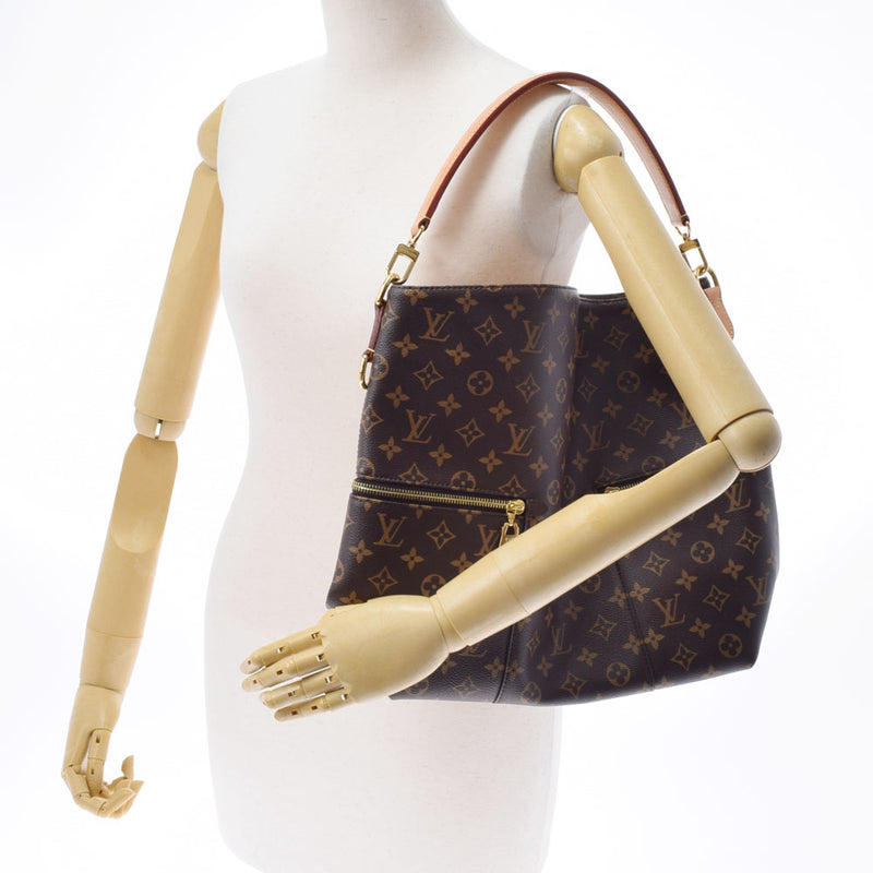 LOUIS VUITTON ルイヴィトン モノグラム メリー セミショルダー ブラウン M41544 ユニセックス モノグラムキャンバス トートバッグ ABランク 中古 銀蔵