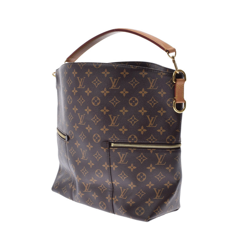 LOUIS VUITTON ルイヴィトン モノグラム メリー セミショルダー ブラウン M41544 ユニセックス モノグラムキャンバス トートバッグ ABランク 中古 銀蔵