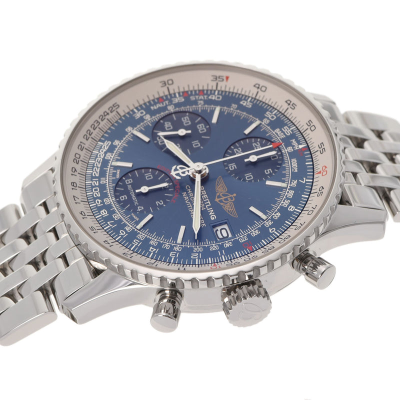 BREITLING Breitling Navi Timer A13324 Men's SS Watch Automatic Blue Dial A Rank used Ginzo