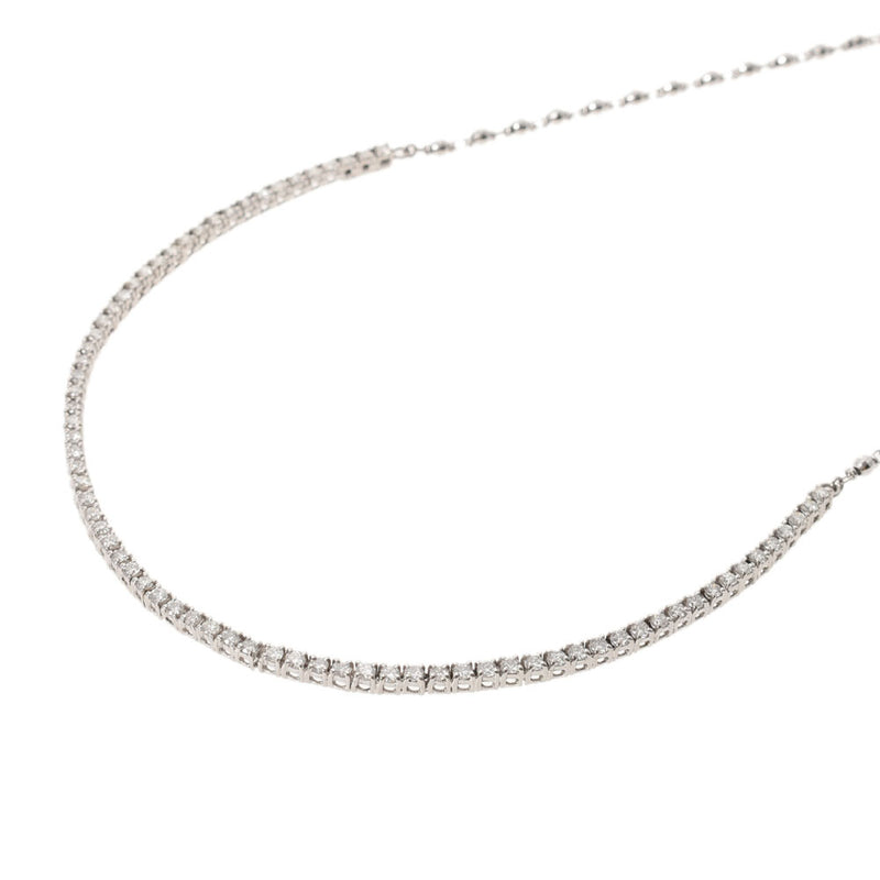 Other diamonds 2.33ct Ladies PT850/900 Necklace A Rank used Ginzo