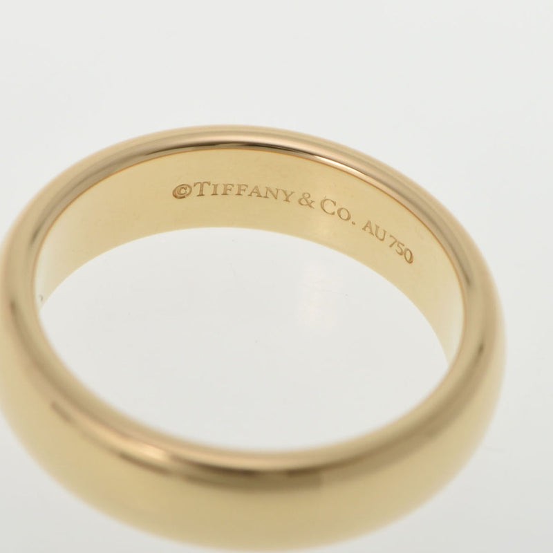 TIFFANY&Co. ティファニー クラシックバンド 7号 レディース K18イエローゴールド リング・指輪 Aランク 中古 銀蔵