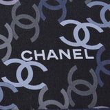 CHANEL Chanel Coco Mark Black Unisex Silk 100 % Scarf A Rank used Ginzo