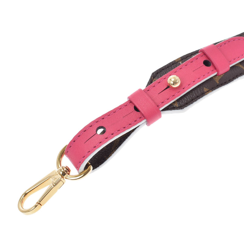 LOUIS VUITTON Louis Vuitton Monogram Tea/Hot Pink Gold Bracket JO2352 Ladies Monogram Canvas Shoulder Strap A Rank used Ginzo