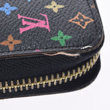 LOUIS VUITTON ルイヴィトン マルチカラー ジッピーウォレット ノワール/グルナード M60243 レディース モノグラムマルチカラー  長財布 Bランク 中古 銀蔵