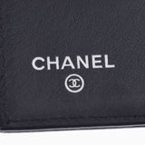 CHANEL シャネル ココマーク 4連 黒 シルバー金具 ユニセックス ソフトキャビアスキン キーケース Bランク 中古 銀蔵