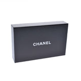 CHANEL シャネル カメリア 長財布 黒 シルバー金具 A36544 レディース ラムスキン 二つ折り財布 ABランク 中古 銀蔵