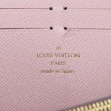 LOUIS VUITTON Louis Vuitton Monogram Portofoyille Clemance Rose Ballerine M61298 Ladies Monogram Canvas Long Wallet B Used Ginzo