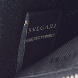 BVLGARI ブルガリ ウィークエンド ラウンドファスナー 黒 32587 ユニセックス レザー PVC 長財布 Bランク 中古 銀蔵