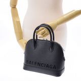 Balenciaga Balenciaga Ville S Black 550645女士小牛2way袋A级使用Ginzo
