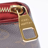 LOUIS VUITTON ルイヴィトン モノグラム ジッピーウォレット レティーロ  スリーズ(赤) M61854 レディース モノグラムキャンバス 長財布 Bランク 中古 銀蔵