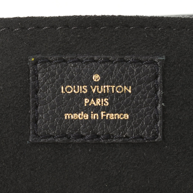 路易威顿路易·维顿（Louis Vuitton）路易威顿（Louis Vuitton）会标助剂小袋塑料塑料袋Noir M80478女士皮革手提包rank二手Ginzo