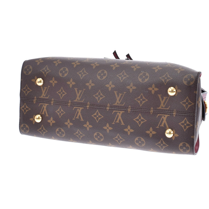 LOUIS VUITTON Louis Vuitton Monogram Tuiled Retuban M444328 Men's Monogram Canvas Leather 2WAY Bag B Rank used Ginzo