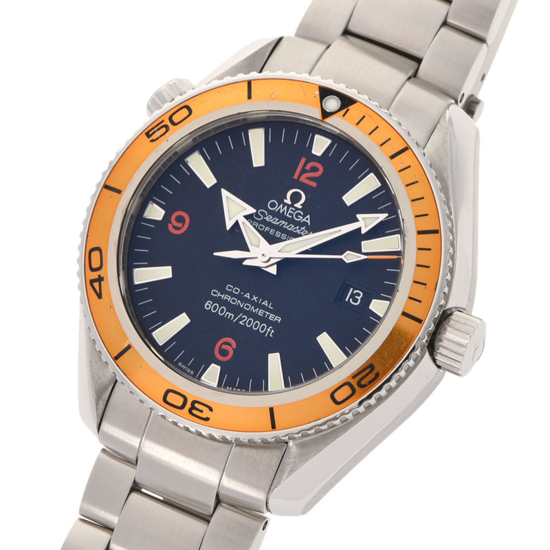 OMEGA Omega Sea Master Planet Ocean 2209.50.00 Men's SS Watch Automatic Black Dial AB Rank Used Ginzo