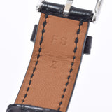 HERMES Hermes H Watch Bezel Diamond HH1.235 Ladies SS/Leather Watch Quartz Shell Dial Unused Ginzo