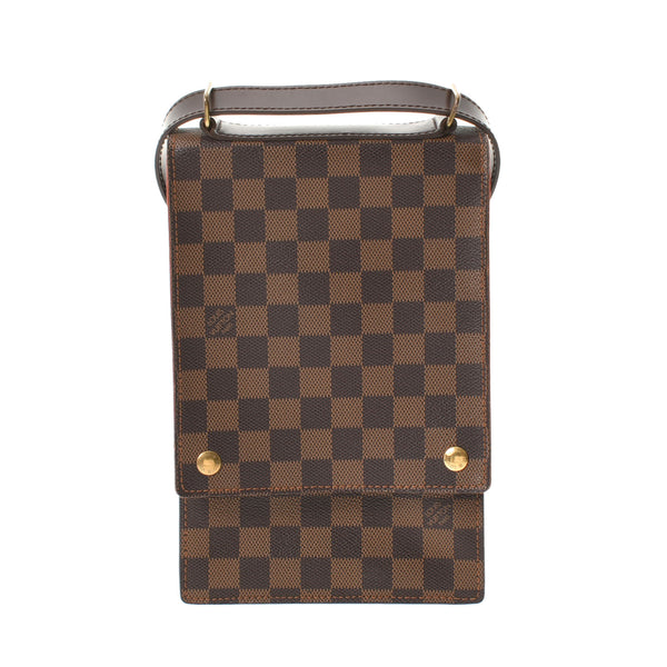 LOUIS VUITTON Louis Vuitton Damier Port Bello Brown N45271 Ladies Dami Canbus Shoulder Bag A Rank used Ginzo