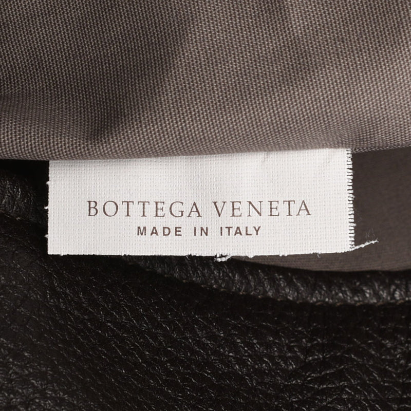 Bottegaveneta Bottega Veneta Intrecchart手提袋深棕色428331男士皮革手提包B等级使用Ginzo