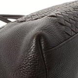 Bottegaveneta Bottega Veneta Intrecchart手提袋深棕色428331男士皮革手提包B等级使用Ginzo