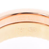 Boucheron Boucheron Catring Cling Classic Small #51 11 Ladies K18YG/PG/WG/Brown PVD Ring/Ring A Rank Used Ginzo