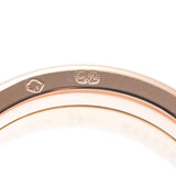 Boucheron Boucheron Catring Cling Classic Small #51 11 Ladies K18YG/PG/WG/Brown PVD Ring/Ring A Rank Used Ginzo