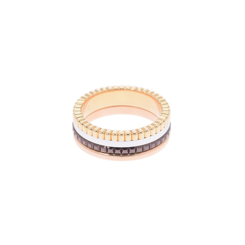 Boucheron Boucheron Catring Cling Classic Small #51 11 Ladies K18YG/PG/WG/Brown PVD Ring/Ring A Rank Used Ginzo