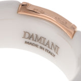 DAMIANI Damiani D icon ring diamond/Ceramic #51 White 11 Ladies K18YG Ring/Ring A Rank Used Ginzo