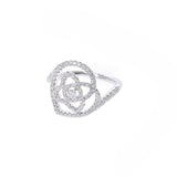 DE BEERS Debias Diamond 0.40ct #50 Anchanter Terrotus No. 10 Ladies K18WG Ring / Ring A Rank Used Ginzo