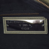 Balenciaga Balenciaga第一个2way绿色金支架103208女士皮革手提包A级使用Ginzo