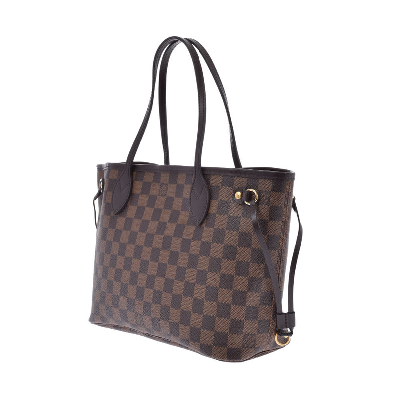 LOUIS VUITTON ルイヴィトン ダミエ ネヴァーフル PM ブラウン N41359 レディース ダミエキャンバス ハンドバッグ Aランク 中古 銀蔵