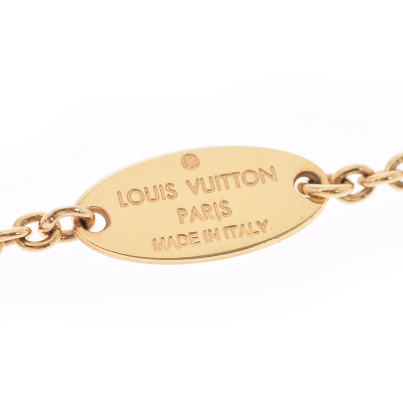 LOUIS VUITTON ルイヴィトン ブラスレ LV アイコニック ゴールド金具 M00587 レディース GP金具 ブレスレット Aランク 中古 銀蔵