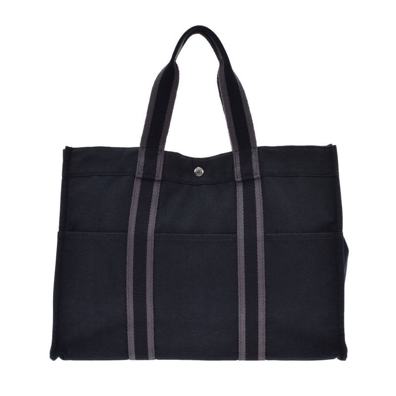 HERMES Hermes Fooltu GM Black Unisex Tote Bag B Rank used Ginzo