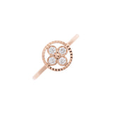 LOUIS VUITTON Louis Vuittonberg Sun Blossom BB 4PD #56 Ladies K18PG/Diamond Ring/Ring A Rank Used Ginzo