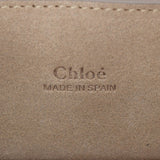 Chloe Chloe Fay小棕色金支架CHC17WS320女士小牛/绒面革肩袋AB级使用Ginzo