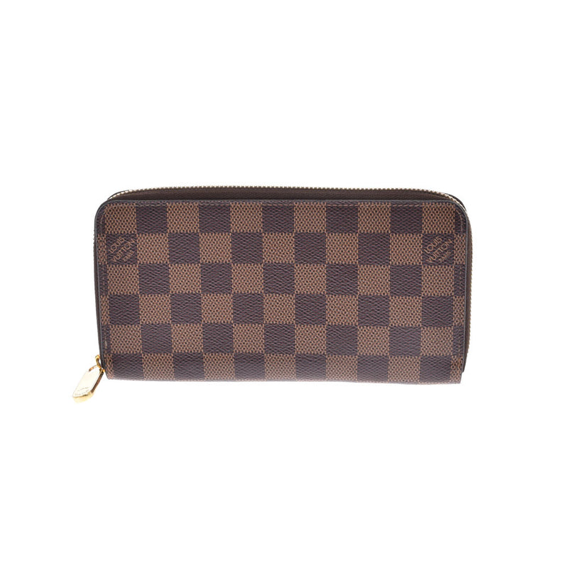 LOUIS VUITTON Louis Vuitton Damier Zippy Wallet Brown N41661 Men's Damier Cambus Wallet B Rank Used Ginzo