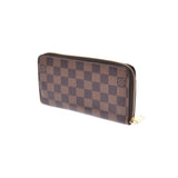 LOUIS VUITTON ルイヴィトン ダミエ ジッピーウォレット ブラウン N41661 メンズ ダミエキャンバス 長財布 Bランク 中古 銀蔵