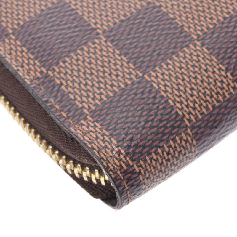 LOUIS VUITTON Louis Vuitton Damier Zippy Wallet Brown N41661 Men's Damier Cambus Wallet B Rank Used Ginzo