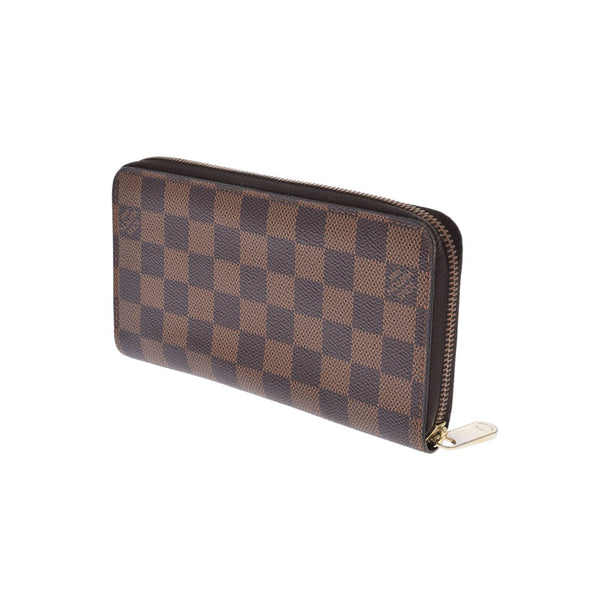 LOUIS VUITTON Louis Vuitton Damier Zippy Wallet Old Brown N60015 Unisex Damier Cambus Wallet B Rank Used Ginzo