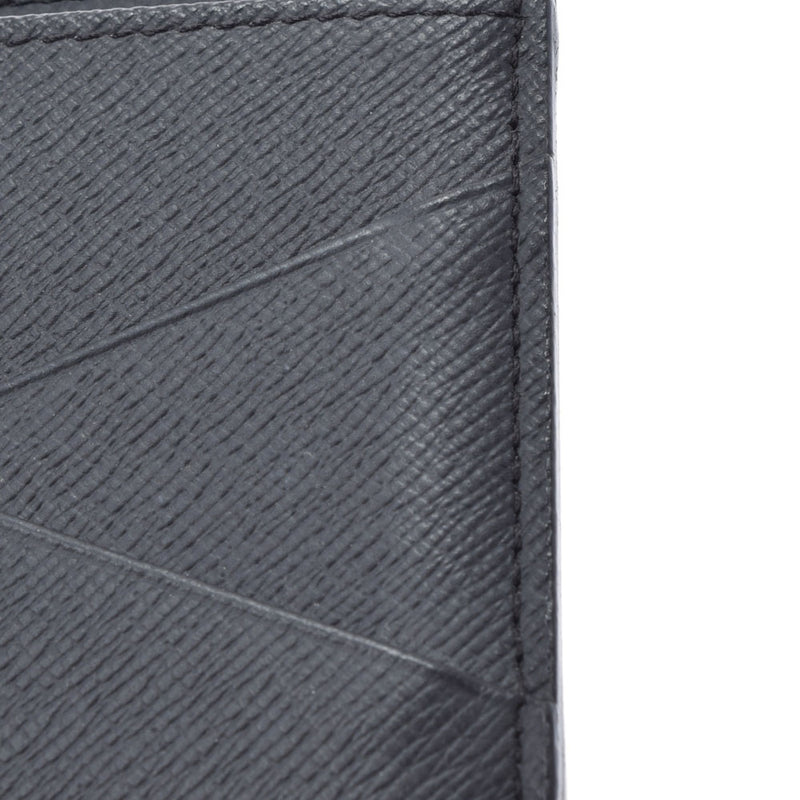 LOUIS VUITTON Louis Vuitton Monogram Eclipse Portofoille Multiple Black/Gray M61695 Unisex Bi -fold Wallet B Rank used Ginzo