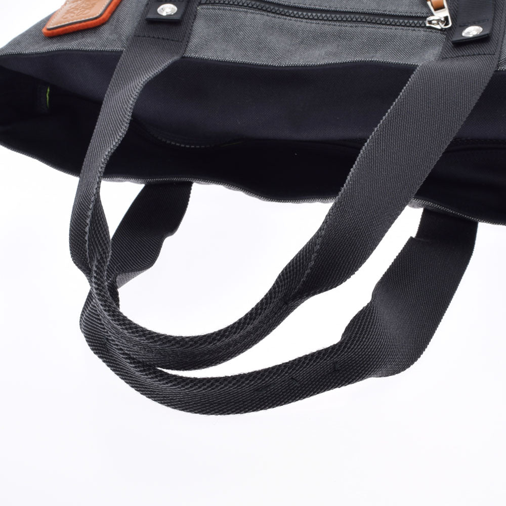 LOEWEロエベ　ELN メンズキャンバストートバッグ ロエベELN グレー メンズ キャンバス トートバッグ LOEWE 中古 – 銀蔵
