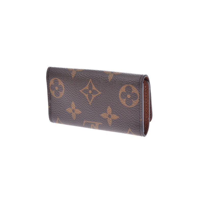 LOUIS VUITTON Louis Vuitton Monogram 4 Key Case Brown M69517 Unisex Monogram Canvas Key Case A Rank used Ginzo