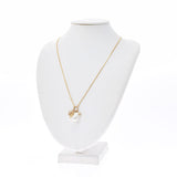 LOUIS VUITTON Louis Vuitton Corieet Gather Gold Gold M00370 Unisex Pearl Necklace A Rank Used Ginzo