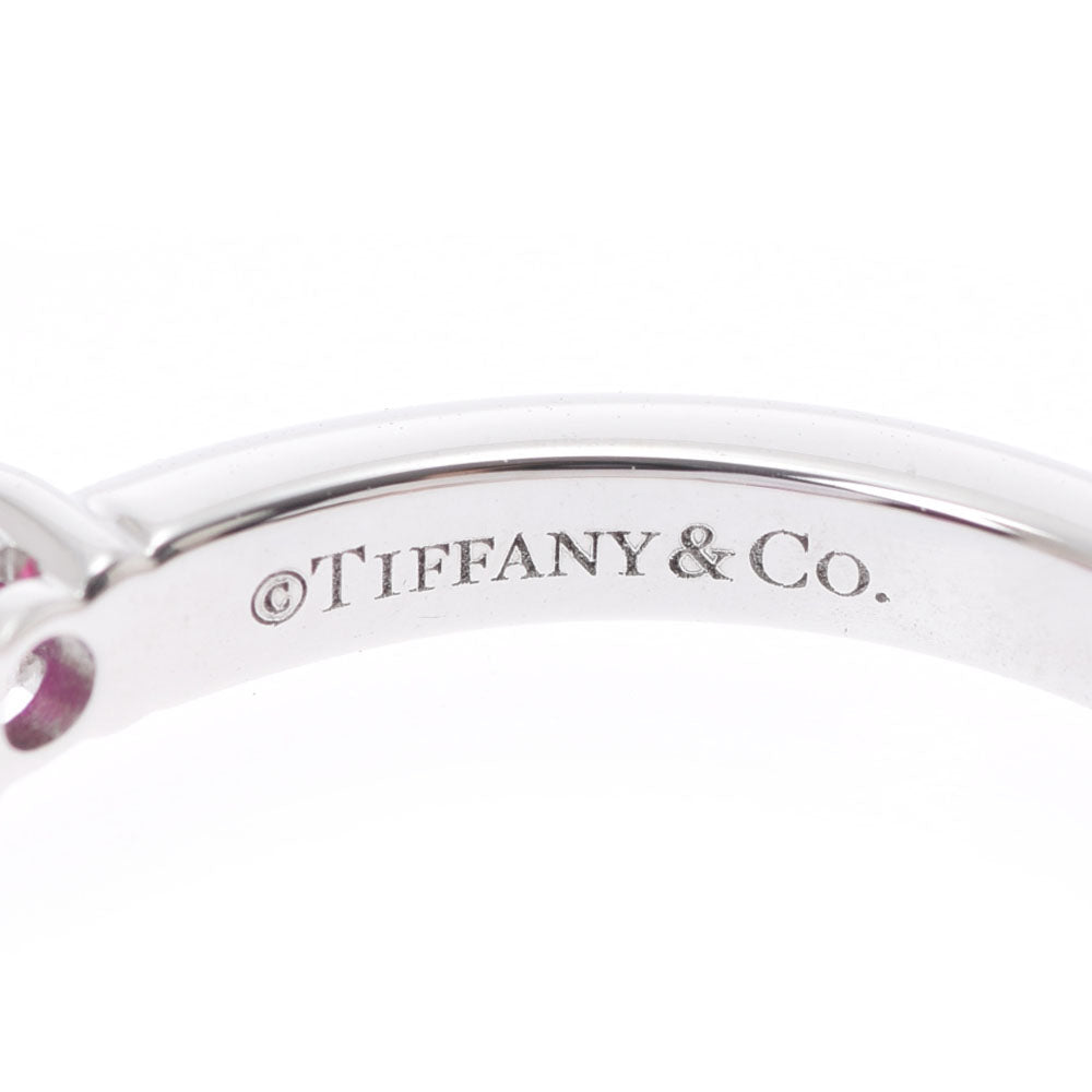 ティファニーエンブレイス バンドリング ダイヤ/ルビー レディース Pt950プラチナ リング・指輪 8号 TIFFANY&Co. 中古 –  銀蔵オンライン