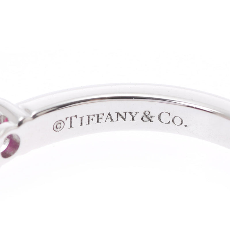 ティファニーエンブレイス バンドリング ダイヤ/ルビー レディース Pt950プラチナ リング・指輪 8号 TIFFANYu0026Co. 中古 –  銀蔵オンライン