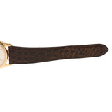 PATEK PHILIPPE パテックフィリップ カラトラバ 5196J-001 ボーイズ YG/革 腕時計 手巻き 白文字盤 Aランク 中古 銀蔵