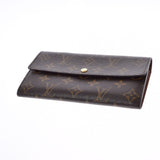 LOUIS VUITTON Louis Vuitton Monogram Portofoyilla Old Brown M61726 Ladies Monogram Canvas Wallet A Rank Used Ginzo