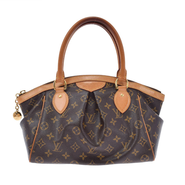 LOUIS VUITTON ルイヴィトン モノグラム ティヴォリ PM ブラウン M40143 レディース モノグラムキャンバス ハンドバッグ Bランク 中古 銀蔵