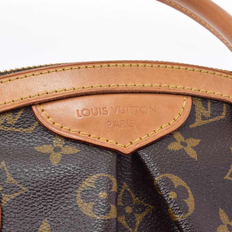 LOUIS VUITTON Louis Vuitton Monogram Tivoli PM Brown M40143 Ladies Monogram Canvas Handbag B Rank used Ginzo