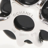 CHANEL Chanel Camellia Diamond/Onyx Silver/Black No. 9 Ladies K18WG Ring/Ring A Rank Used Ginzo