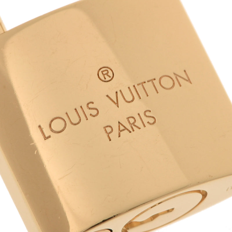 LOUIS VUITTON Louis Vuitton Corie Lv Edge Cadena Gold Bracket MP2983 Unisex GP Necklace A Rank used Ginzo