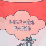 HERMES エルメス ツイリー グレナディン/ブラン/ブルー レディース シルク100％ スカーフ 新品 銀蔵