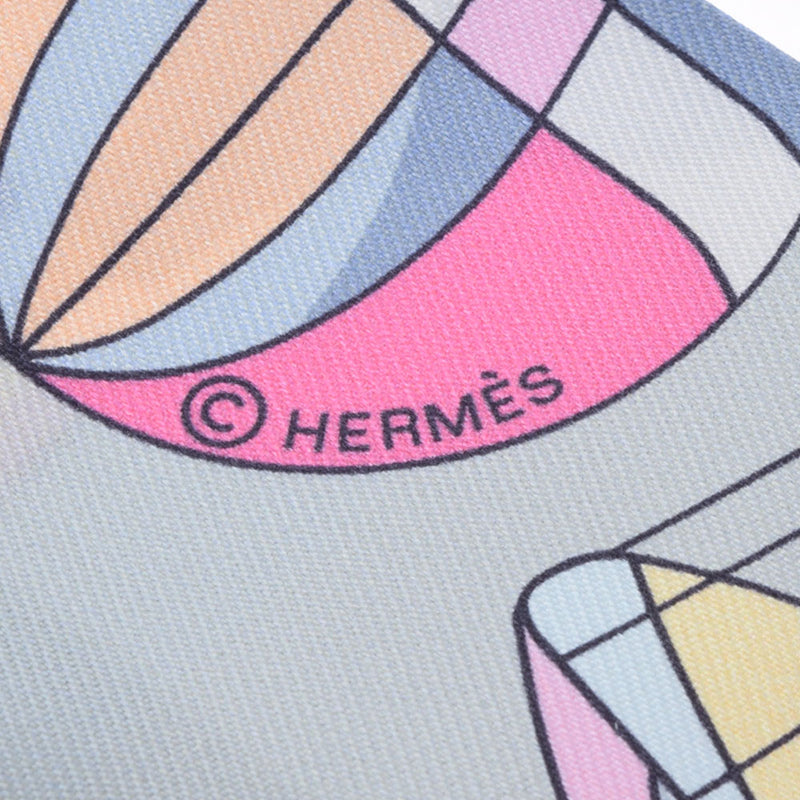 HERMES Hermes Twilly Overwhelming Madness/ Les Folies Du Ciel Light Blood/ Purple Ladies Silk 100 % Scarf New Ginzo
